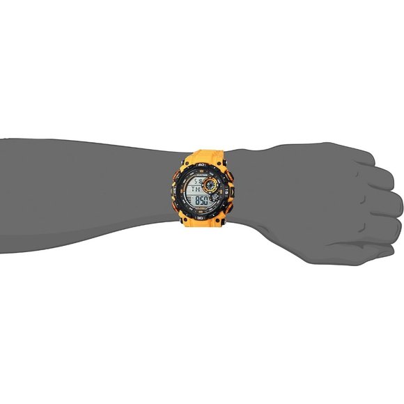 Men's Digital Chronograph Resin Strap Sport Watch - Picture 4 of 9